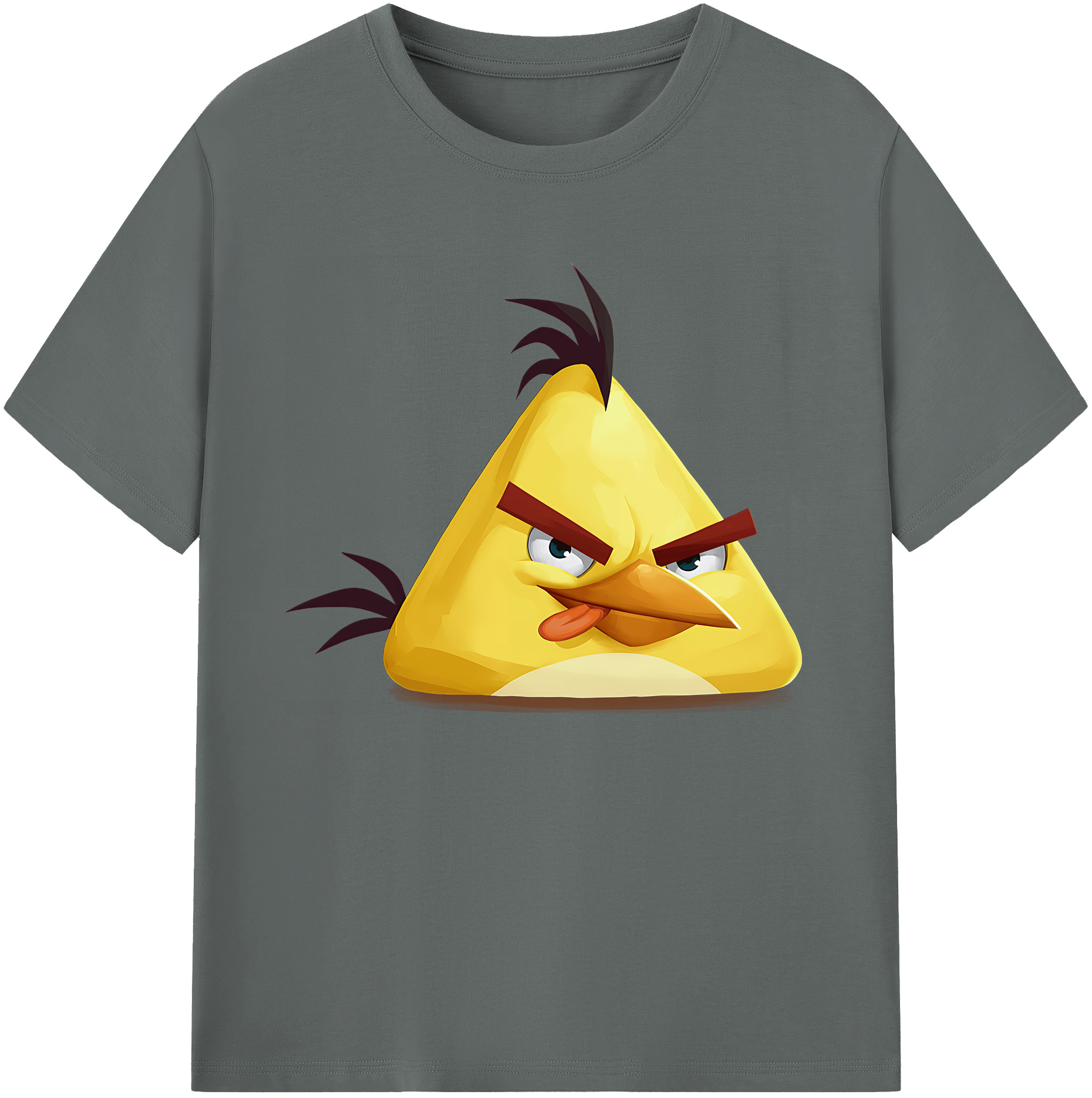 （画像用） Angry Birds アングリーバード 綿100％ メンズ半袖Tシャツ｜肌触りやわらか＆通気性